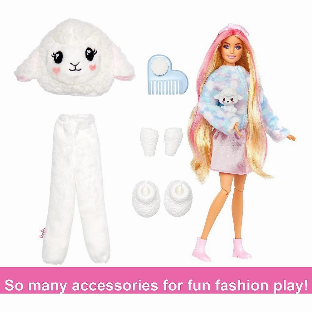 Barbie Cutie Reveal Barbie Cozy Cute Tees Series - Lamb