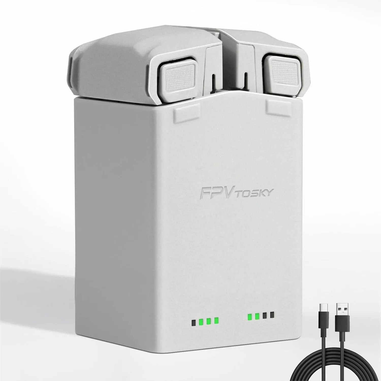 Battery Charger for DJI Mini 4 Pro/Mini 3 Accessories,DJI Mini4 Mini3Pro Series Two-Way Charging Hub, Dual Batteries Rapid Charging Simultaneously