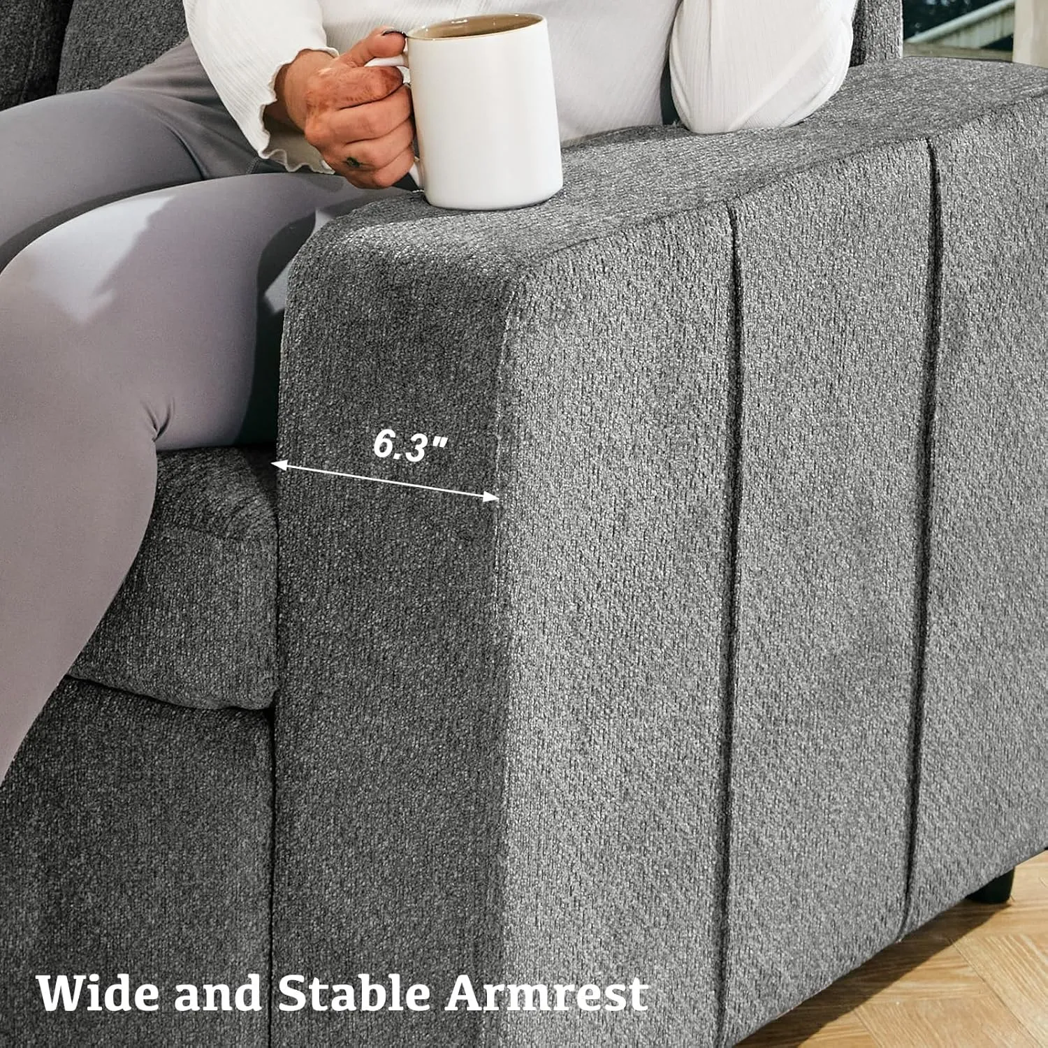 Belffin Modular Sectional Sleeper Sofa Bed with Pull Out Couch, U Shaped Sleeper Pull Out Bed, Convertible Sectional Couches for Living Room, Light Grey