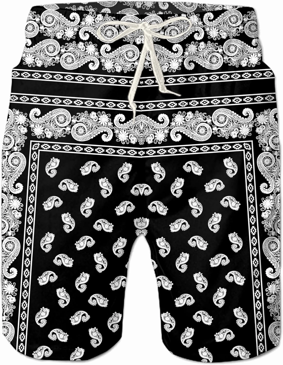 Belovecol Mens Swim Trunks Summer Cool Quick Dry Board Shorts Bathing Suit with Side Pockets Mesh Lining S-3XL