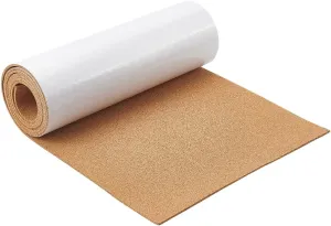BENECREAT 78.7x11.8inch Self-Adhesive Burlywood Cork Rolls, 3mm Cork Sheets, Cork Board Mats, Coasters, DIY Handicrafts