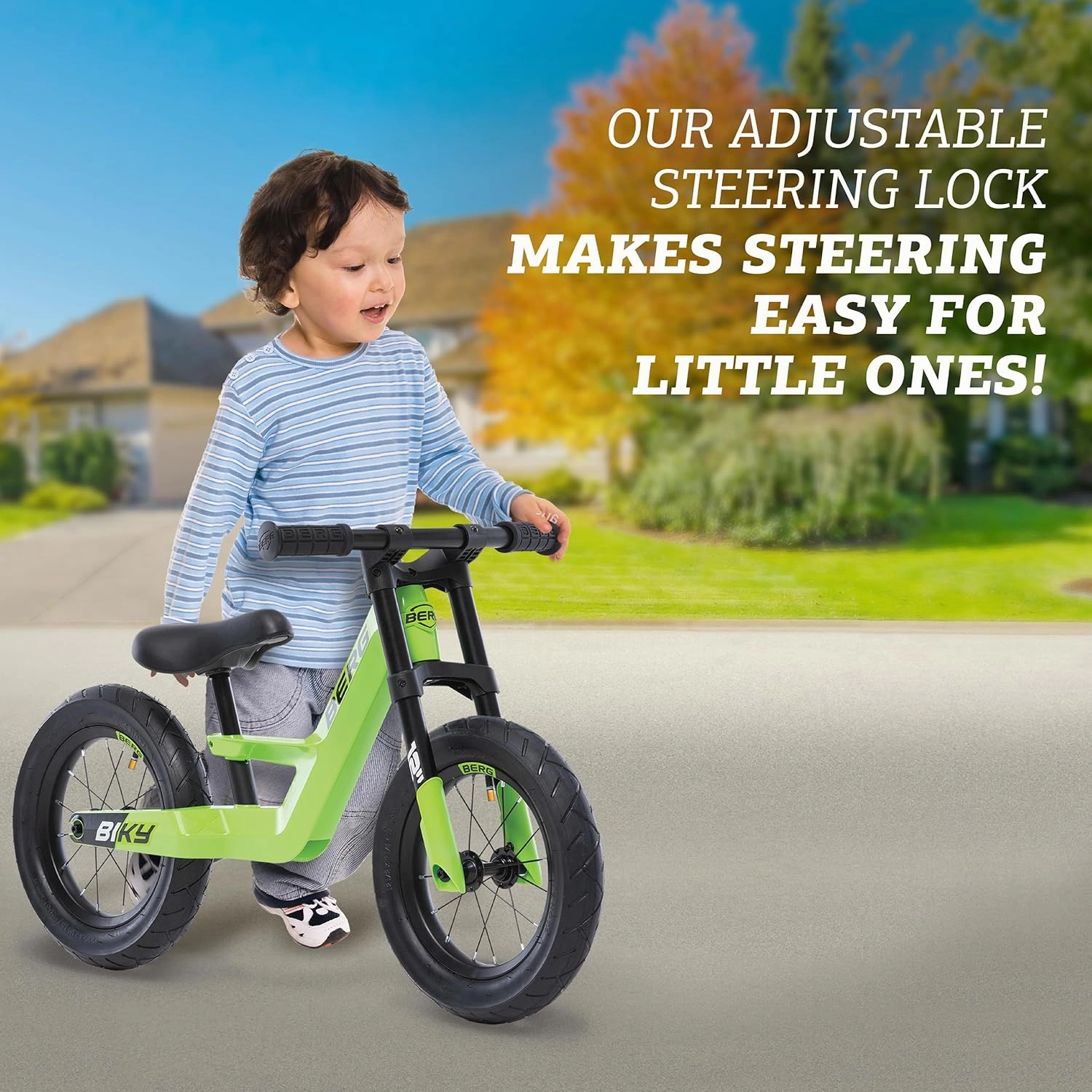 BERG Biky - Balance Bike - Lightweight Toddler Bike - Easy to Use Mini Bike - Ages 2-5 Years