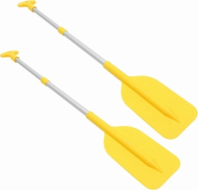 BESPORTBLE SUP Paddles Aluminum Alloy Telescopic Boat Oars for Summer Outdoor Water Canoe Kayak Surfing Paddle Supplies 54-106cm (Yellow)