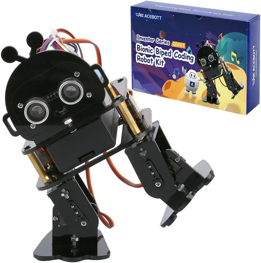 Bionic Biped Robot Kit for Arduino ESP32 Electronic Toy Programming, Robotics for Kids Ages 12-16 STEM Science Kits Coding Gifts for 12  Boys Girls Teens Cool Engineering Building Toys