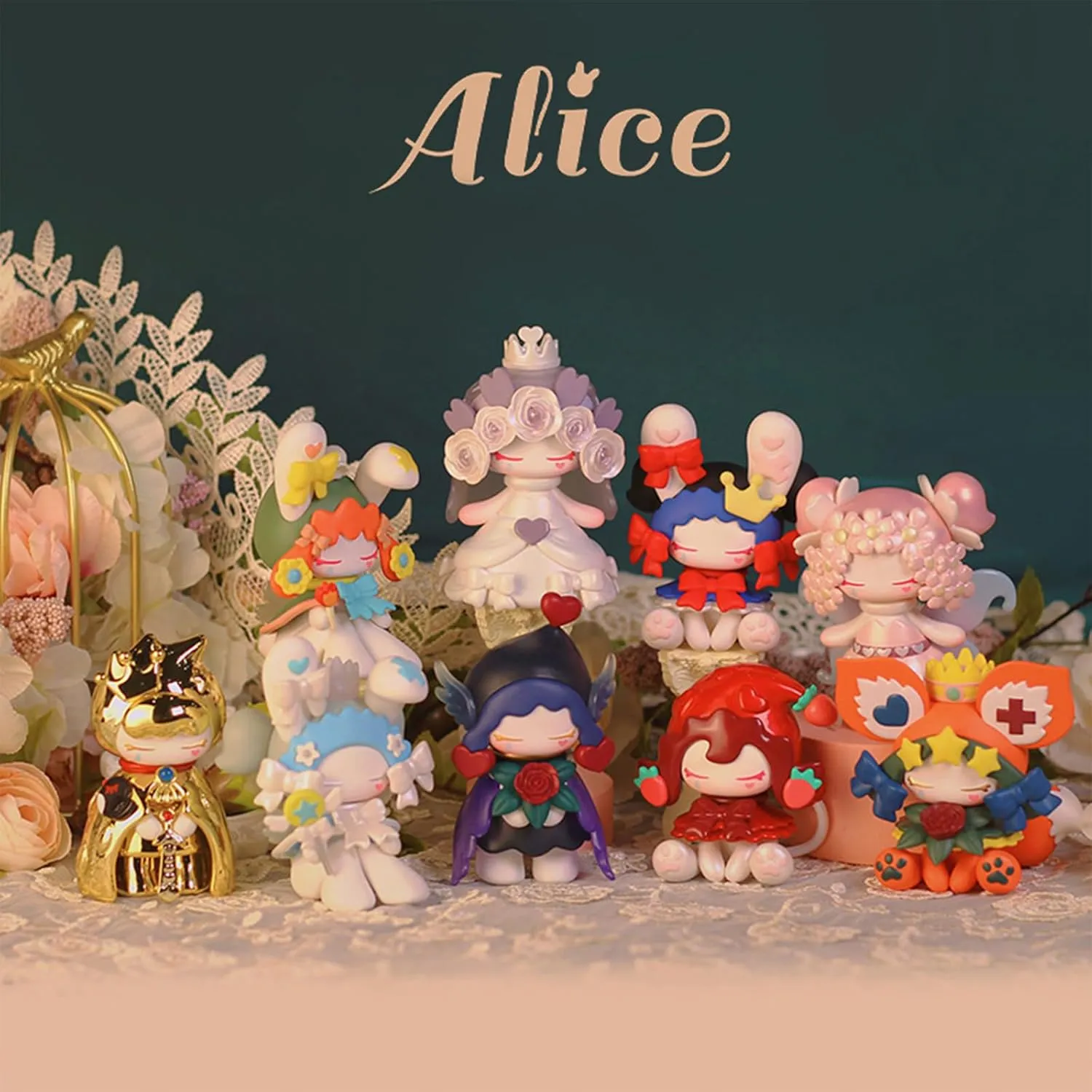 Blind Box Figures Toys,4.7" Cute Mini Dolls Kawaii JOVA Fairy Tale Series PVC Blind Box Doll Collectable Action Figure Posable Dress Up Doll for Girls Birthday Party Gift Toys