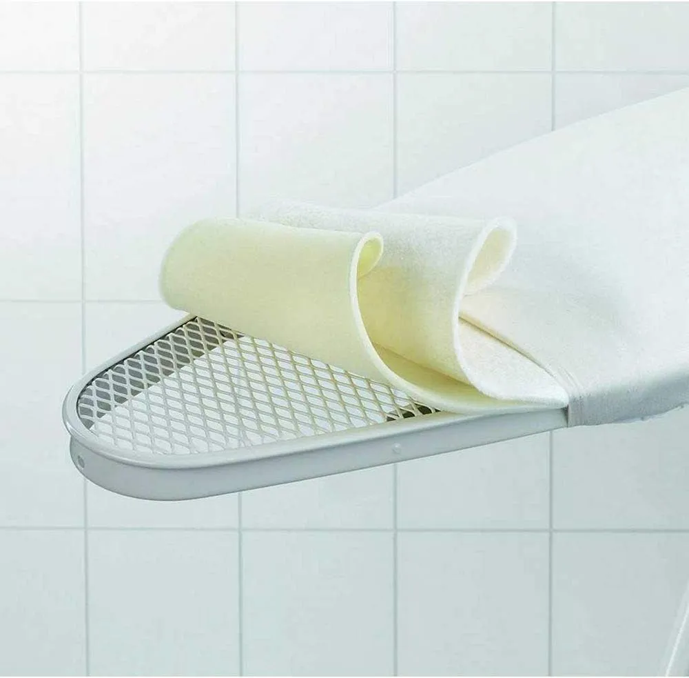Brabantia Size C (49 x 18 inches) Replacement Ironing Board Cover with Durable Foam Layer (Metallized) Easy-Fit, 100% Cotton