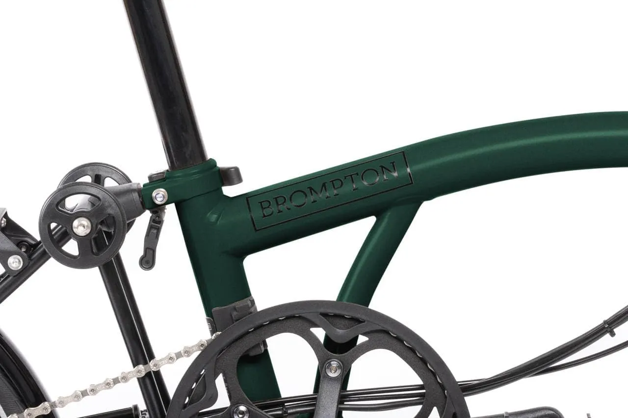 Brompton Electric Folding Bike for Adults C Line 12-Speed | Compact, Lightweight, Pedal-Assist Commuter E-Bike