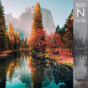 Buffalo Games - Noir - Wanderlust - Yosemite - 500 Piece Jigsaw Puzzle for Adults - Super Premium Puzzle Board - Quality Magnetic Storage Box with Display Sleeve - Photo Quality Imagery
