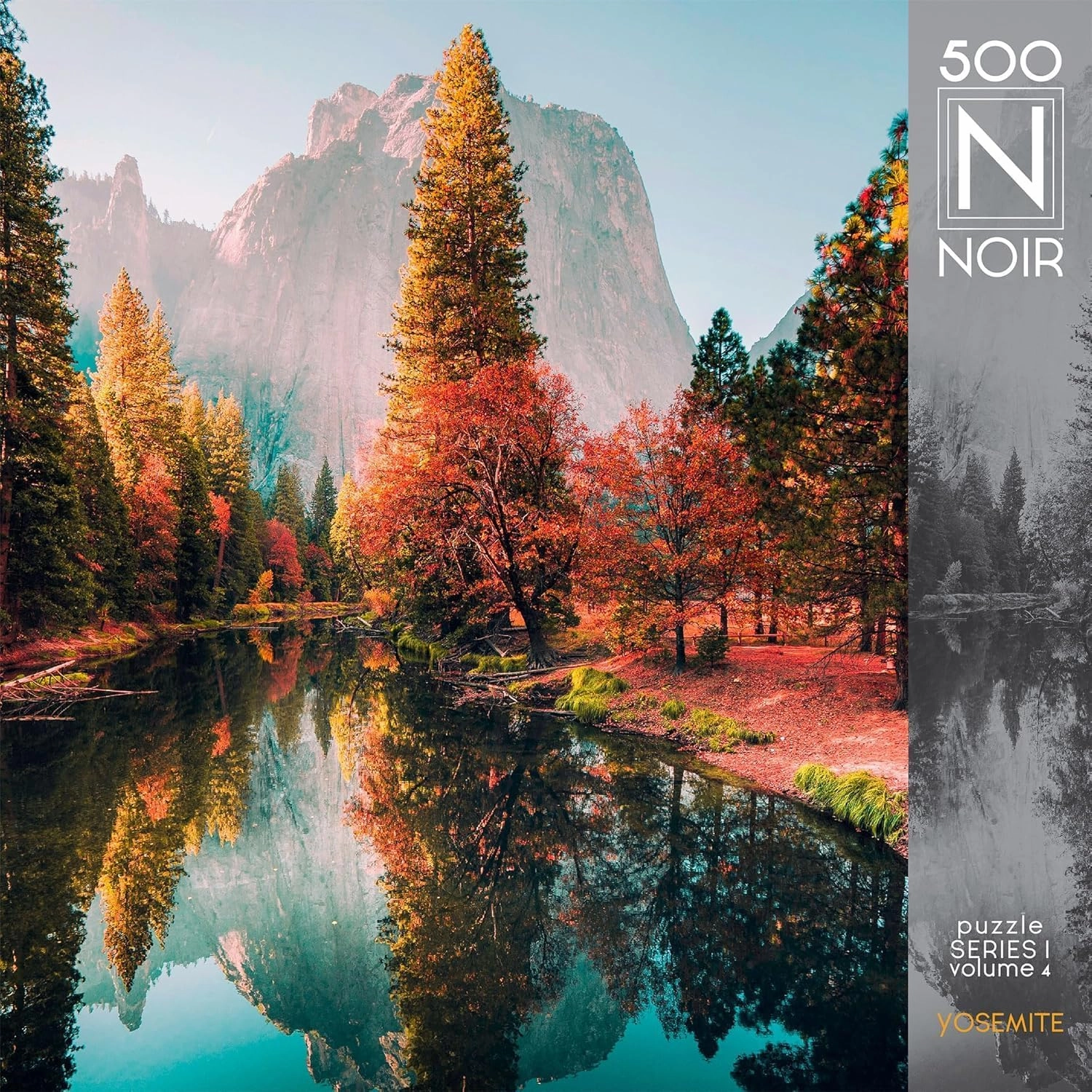 Buffalo Games - Noir - Wanderlust - Yosemite - 500 Piece Jigsaw Puzzle for Adults - Super Premium Puzzle Board - Quality Magnetic Storage Box with Display Sleeve - Photo Quality Imagery
