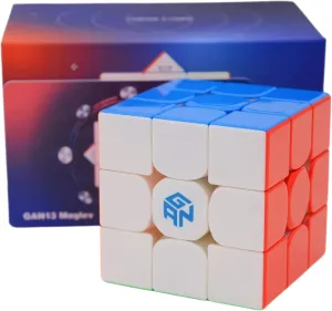 Bukefuno GAN 13 Maglev UV 3x3 Magnetic Magic Cube Speed Puzzle GAN13 Maglev UV 3x3 Stickerless Cube Magic GAN13 M UV 3x3x3 Gans Cubes Flagship (UV Coated Glossy)