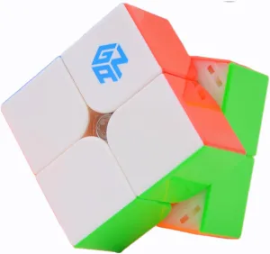 Bukefuno GAN 251 M Leap UV 2x2 Magnetic Cube Gans Mini Speed GAN 251 Leap 63 2x2x2 Stickerless Magnets Magic Puzzle(UV Coated Primary Internal)