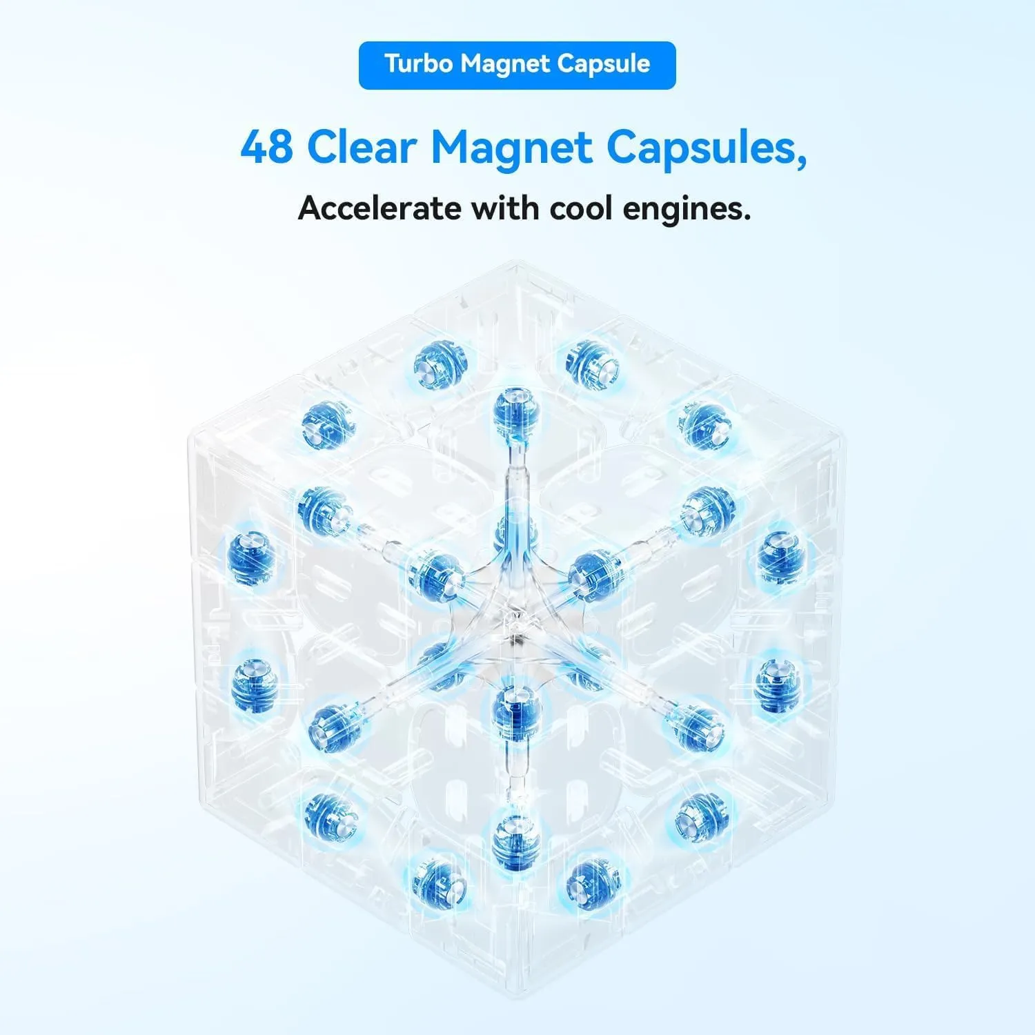 Bukefuno GAN 356 ME 3x3 Speed Cube Magic GAN 356 M E 3x3x3 Magic Gans 3 by 3 Educational GAN356 ME Speed Cube Puzzle