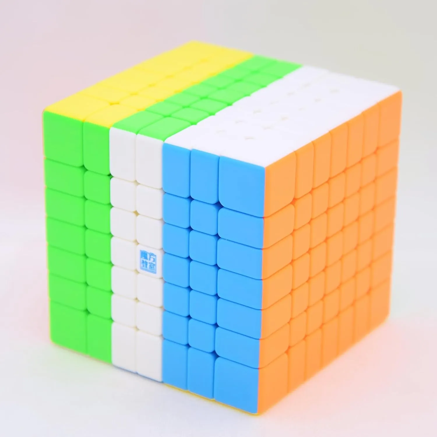 Bukefuno MoYu Meilong 7x7 M V2 Magnetic Speed Meilong M 7x7 Puzzle Cube MFJS 7x7 M V2 Magic Cube Stickerless Moyu 2023 Meilong 7x7x7 M Magnetic Cubing Classroom 7x7 M Speed Toys
