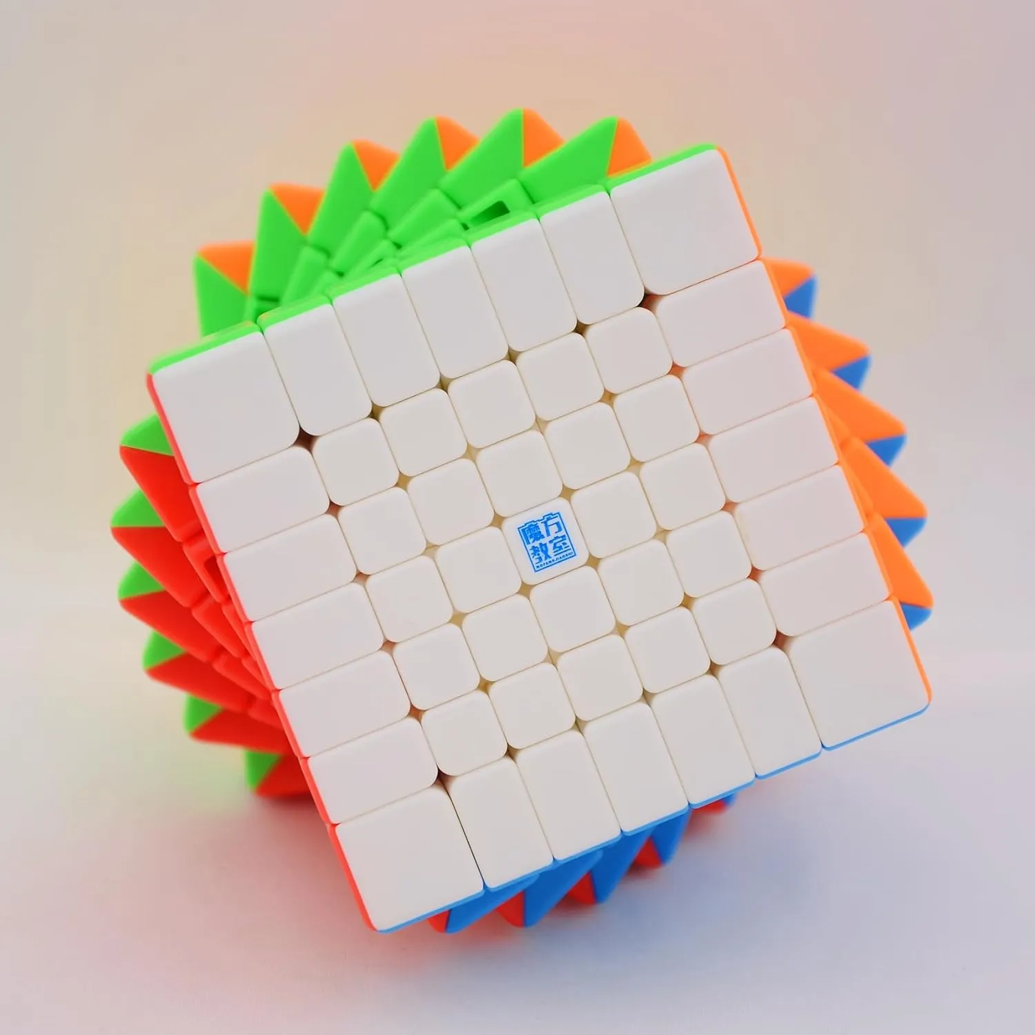 Bukefuno MoYu Meilong 7x7 M V2 Magnetic Speed Meilong M 7x7 Puzzle Cube MFJS 7x7 M V2 Magic Cube Stickerless Moyu 2023 Meilong 7x7x7 M Magnetic Cubing Classroom 7x7 M Speed Toys
