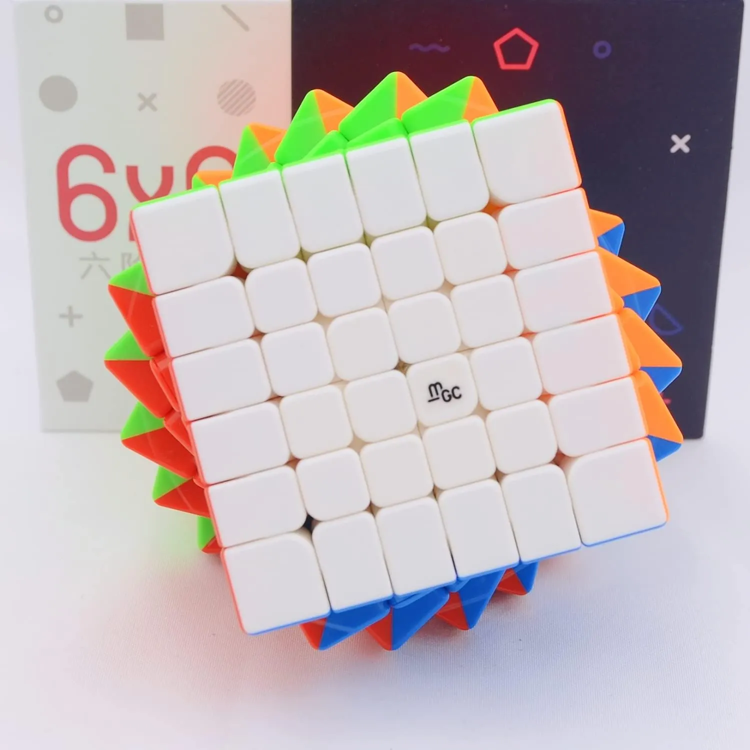 Bukefuno Yongjun MGC 6x6 M Magnetic Speed Puzzle Cube YJ MGC 6x6x6 M Magic Cube Magnetic Stickerless