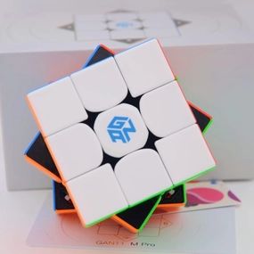 Bukefuno GAN 11 M Pro 3x3 Magnetic Speed Magic Cube stickerless GAN11M Pro 3x3x3 Puzzle Magic Cube(GAN11 M Pro Black Frosted Kernel Version)