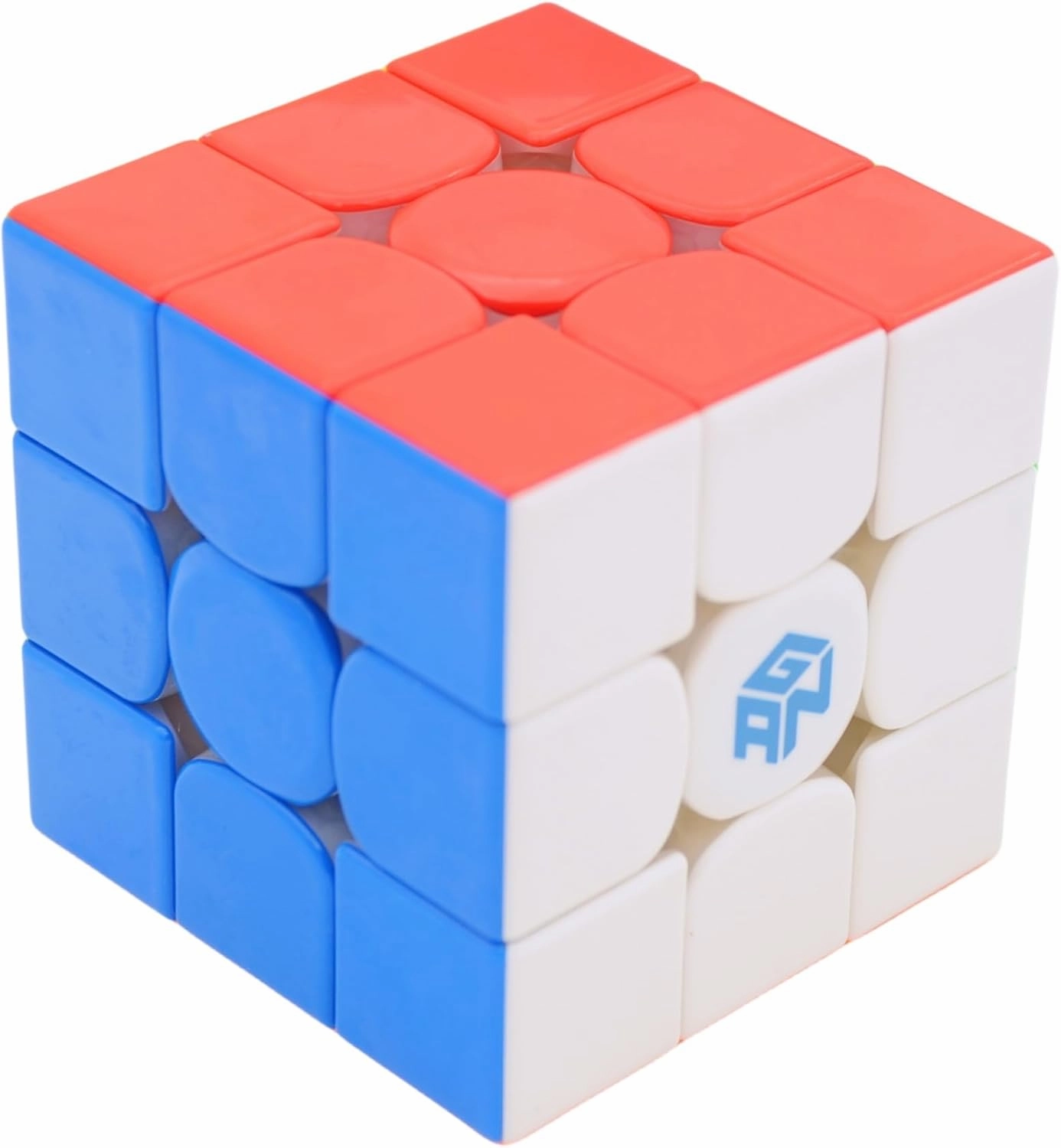 Bukefuno GAN 356 Maglev Flagship 3x3 Cube GAN 356 M Maglev Speed Stickerless Magnetic Puzzle Magic Cubes GAN356 Maglev 3x3 (Frosted Surface Version)