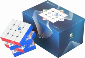 Bukefuno GAN 460 M V2 UV 4x4 Cube Puzzle Stickerless Gans 460M UV 4x4x4 Magnetic Speed Puzzle GAN460 V2 Cube