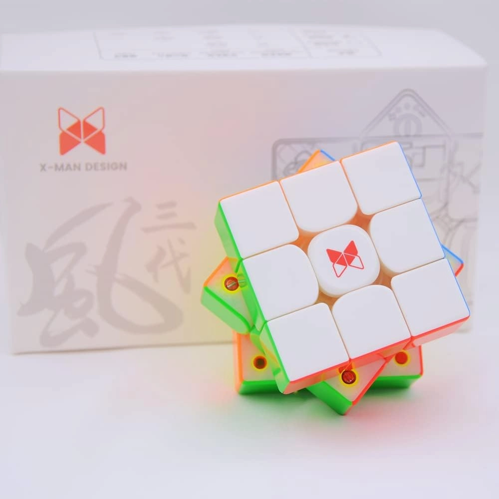 Bukefuno QY Tornado V3 M 3x3 Flagship Magnetic Speed Magic Cube QY Toys Man Tornado V3M 3x3x3 Stickerless Cubes Puzzle(Magnetic Core Flagship)