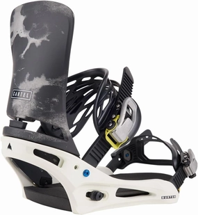 Burton Men's Cartel Re:Flex Snowboard Bindings (White/Graphic, Large)