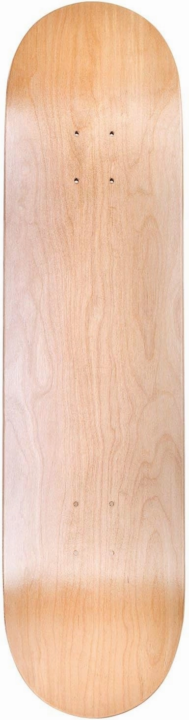 Cal 7 Natural Skateboard Deck with Graphic Grip Tape | 7.75, 8, 8.25, and 8.5 Inch | Maple Board for Skating