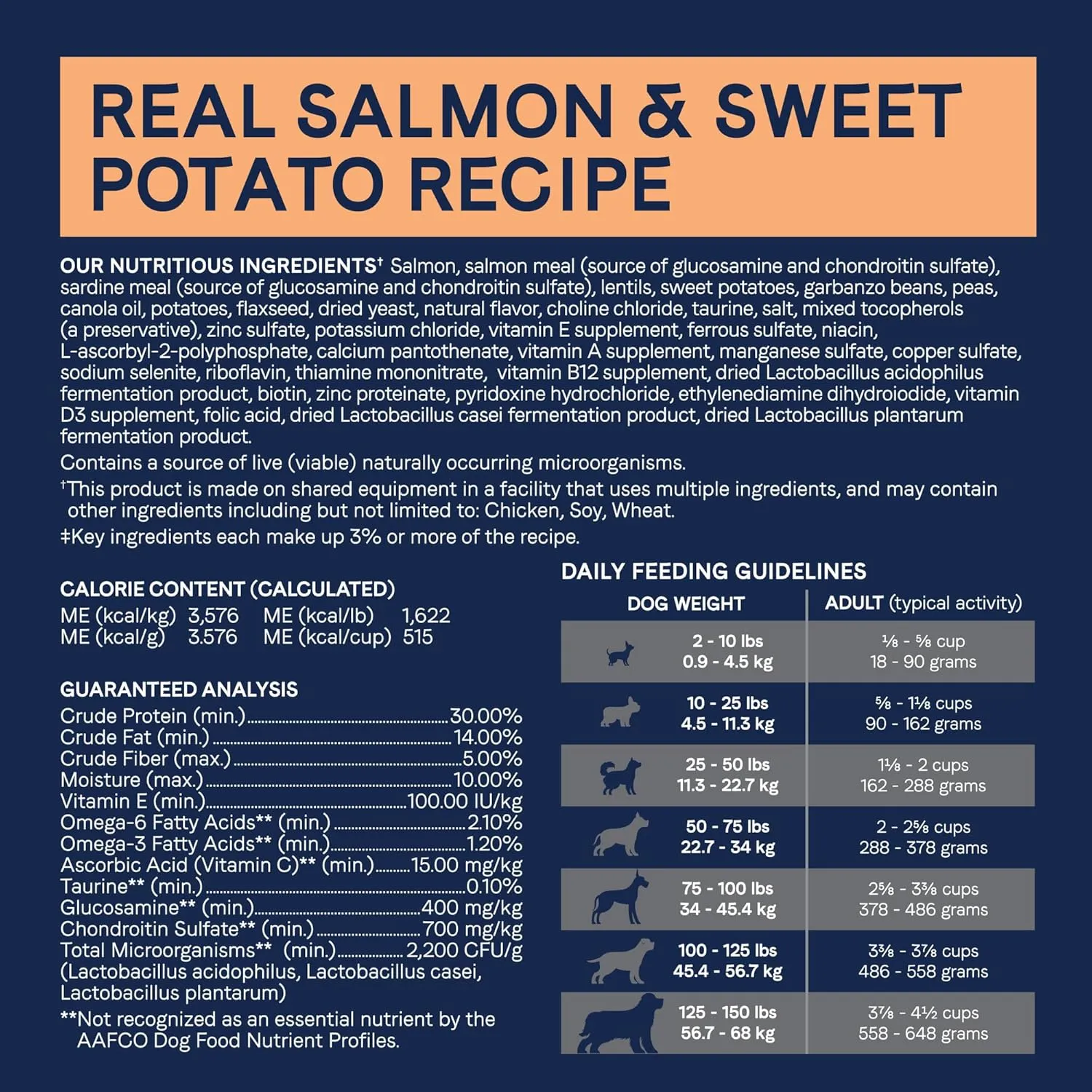 Canidae Pure Real Salmon & Sweet Potato Recipe Adult Dry Dog 4 LB (packaging may vary)