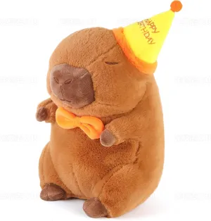 Capybara Plush Toy, 13.8 Inch Cute Capybara Stuffed Animal, Kawaii Capibara Plushie for Kids and Adults