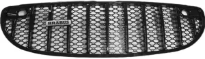 Car Front Bumper Grille, for Smart Brabus 2014-2019, Front Grille Replacement Accessories, Car Exterior Accessories