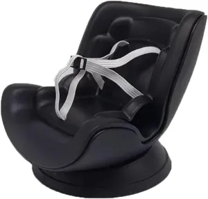 Car Seat Protector for Labubu Doll 15-17cm,Cute Desktop Display Ornament Set Accessories for Dolls,Air Vent Stuffed Toy Carseat,Car Ornament and for Blind Box Doll Fans and Doll Collectors(Black)