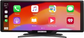 Car and Driver Intellidash Pro X10 – 10” Wireless Apple CarPlay & Android Auto Display, Portable Touch Screen Stereo, Backup Camera Compatible, GPS Navigation, Voice Control, Bluetooth