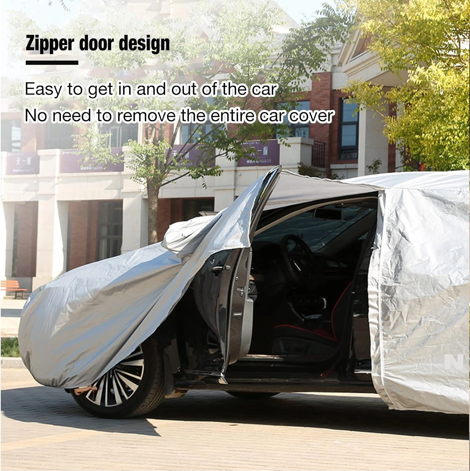 Car Cover Waterproof Breathable Compatible with Smart Roadster 452 Roadster,Outdoor Car Cover Windproof Dustproof Sunscreen UV Resistant All-Weather Protection (Color : A, Size : Thin)