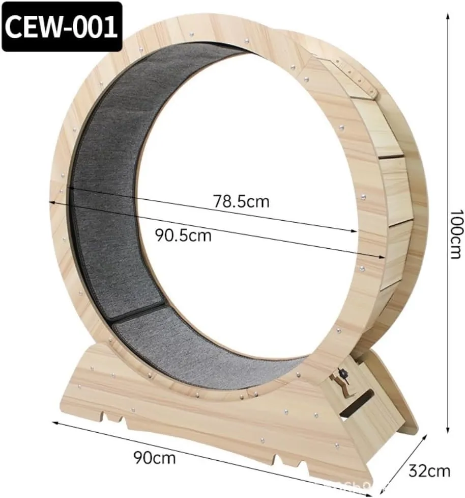 Cat Running Wheel Cat Treadmill Silent Roller Pet Sports Fitness Claw Grinding Without Pinching Feet Cat Step Cat Climbing Frame Home Cat Exercise Wheel