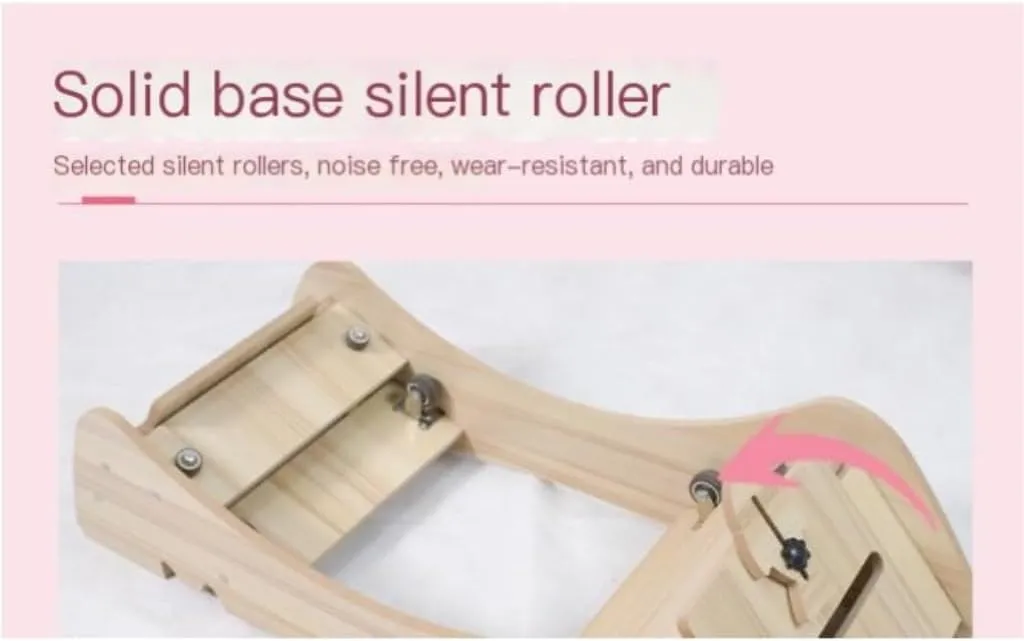 Cat Running Wheel Cat Treadmill Silent Roller Pet Sports Fitness Claw Grinding Without Pinching Feet Cat Step Cat Climbing Frame Home Cat Exercise Wheel