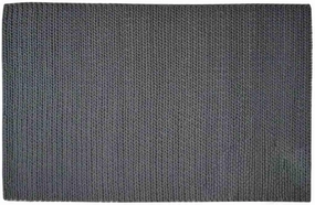 Chunky Knit Wool Area Rug, Dark Grey, Handmade Loop Design Runner Rug, Modern Scandinavian Style Rug (Dark Grey, 2'6"x12' (Runner))