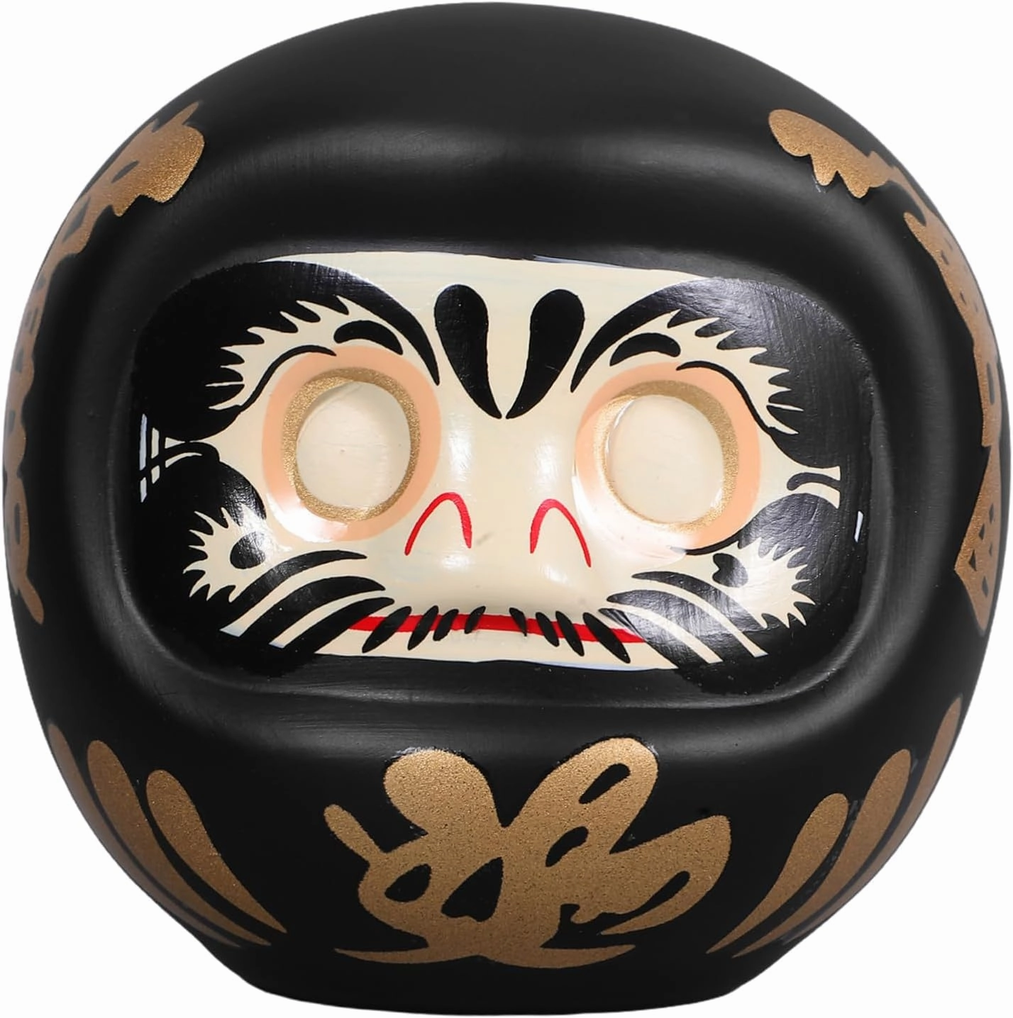 Ciieeo Japanese Ceramic Doll Miniature Luck Coin Jar for Money Storage Unique Design Porcelain Container for Home Office Car and Store Cute Space Saving Decor