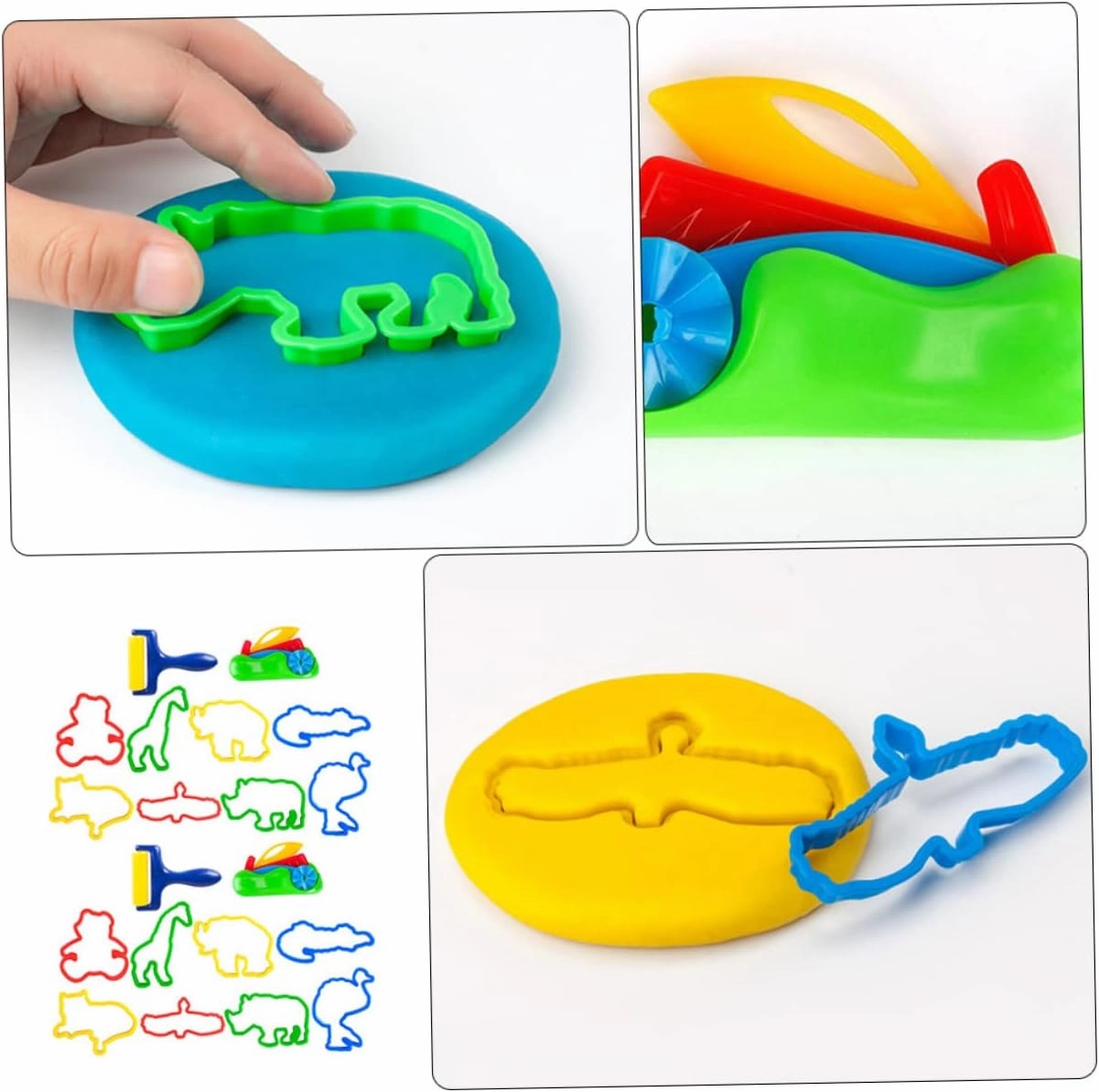 COHEALI 60pcs Boy Girl Cartoon Mold Creative Molds for Boy Girl Fun Baking and Crafting Tool for Boys and Girls to Use Random Colors