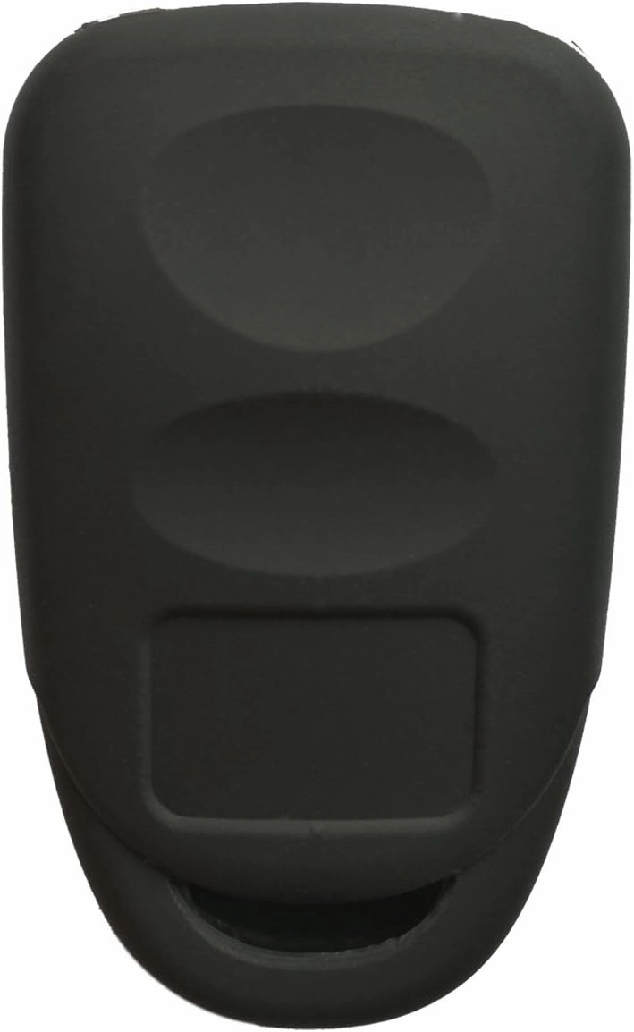 Coolbestda 2Pcs Rubber 3buttons Key Fob Protector Case Cover Keyless Entry Holder Skin Bag for Hyundai Elantra Genesis Sonata Kia Sorento Forte Optima Rondo Spectra