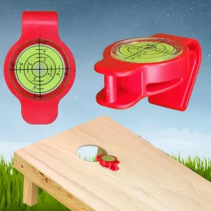 Cornhole Board Level Accessory | Achieve Perfect Cornhole Board Alignment For Consistent Play |All Weather | Instant Measurements | Easy To Use Indoor or Outdoor | 1 or 2 Pack |Patented| Cornstars LLC