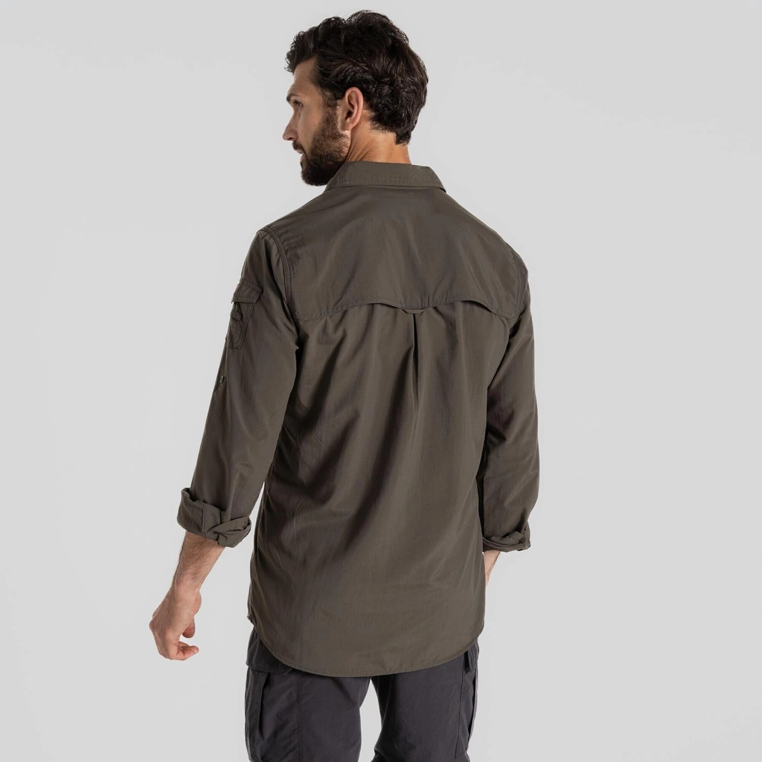 Craghoppers Mens Insect Shield Adventure Long Sleeve Shirt III for Travel, Hiking and Outdoors