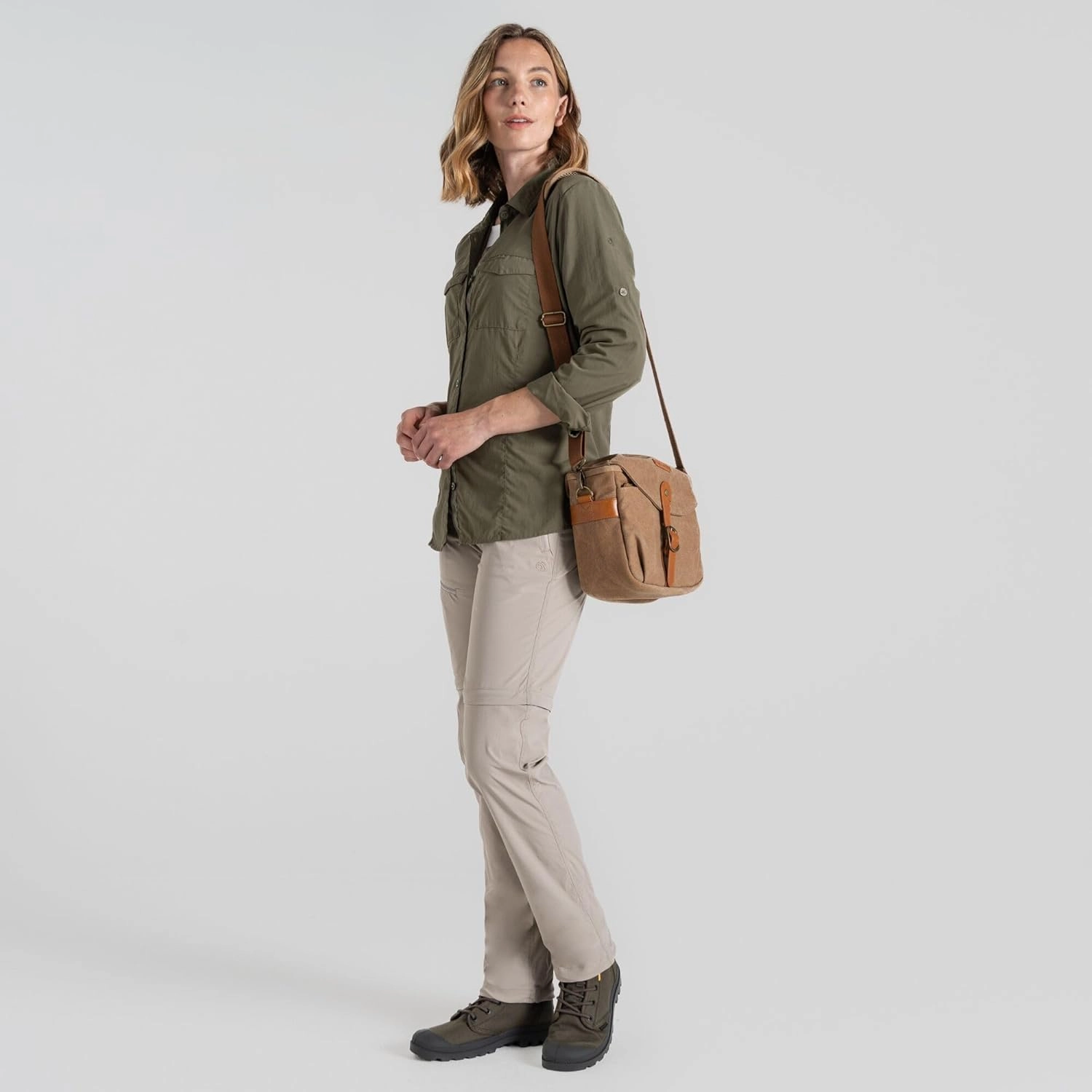 Craghoppers Womens Insect Shield Adventure Long Sleeve Shirt III for Travel, Hiking and Outdoors