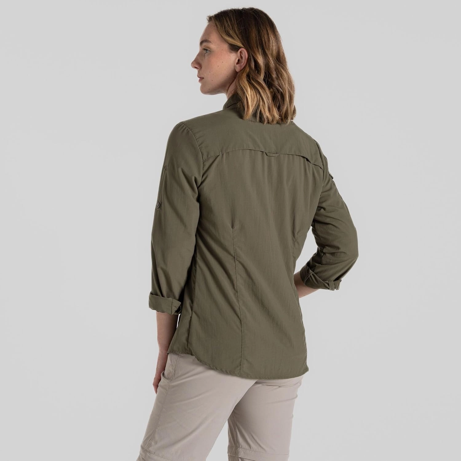Craghoppers Womens Insect Shield Adventure Long Sleeve Shirt III for Travel, Hiking and Outdoors