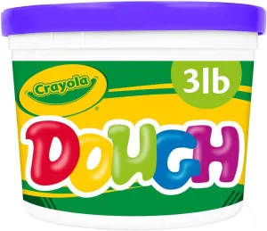 Crayola Dough - Purple (3lb), Bulk Modeling Dough for Kids, Clay Alternative, Resealable Tub, Ages 3 , Great for Kids Arts & Crafts