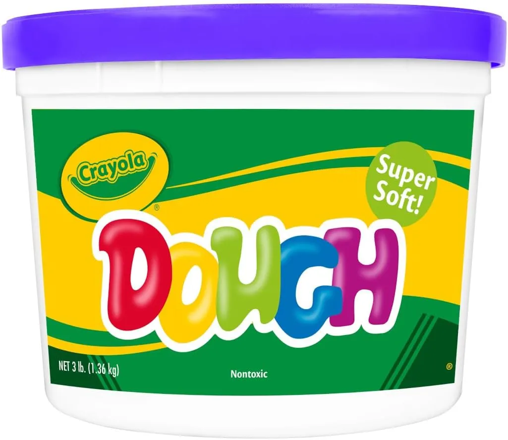 Crayola Dough - Purple (3lb), Bulk Modeling Dough for Kids, Clay Alternative, Resealable Tub, Ages 3 , Great for Kids Arts & Crafts