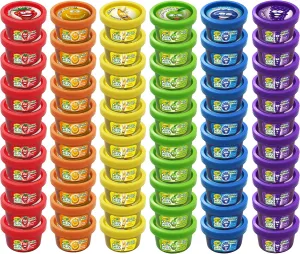 Crayola Dough - Silly Scents | 60x1oz Scented Play Dough Party Pack | 60 Modeling Compound Tubs | 6 Colors & Scents | Christmas Party Favors for Kids | Christmas Stocking Stuffers | Classroom Gifts
