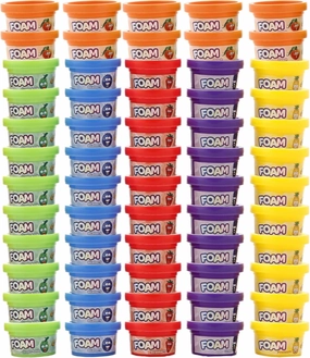 Crayola Play Foam - Silly Scents | 60x1oz Scented Foam Beads | Kids Modeling Foam in 6 Bright Colors and Scents | Kids Party Favors, Goody Bags, Stocking Stuffers, Christmas Gifts for Girls and Boys