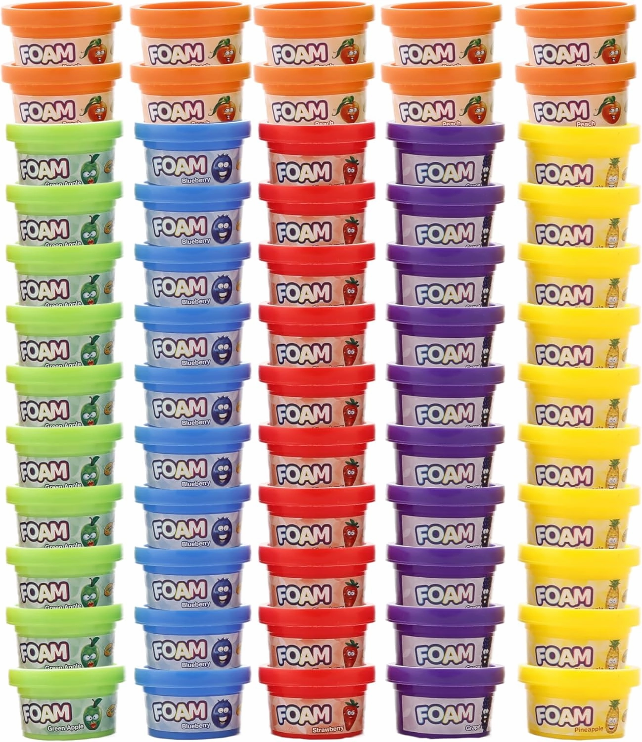 Crayola Play Foam - Silly Scents | 60x1oz Scented Foam Beads | Kids Modeling Foam in 6 Bright Colors and Scents | Kids Party Favors, Goody Bags, Stocking Stuffers, Christmas Gifts for Girls and Boys