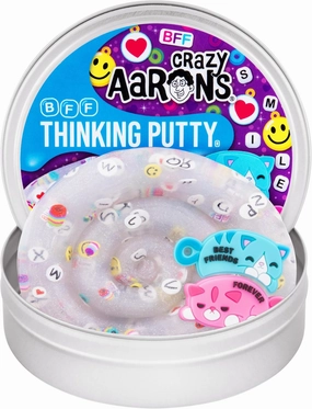 Crazy Aaron's Thinking Putty® - BFF - Sensory Putty for Kids and Grown ups in a 4" Tin - Creative and Endless Fun, Stress Relief Therapy Toys, Never Dries Out - Made in USA