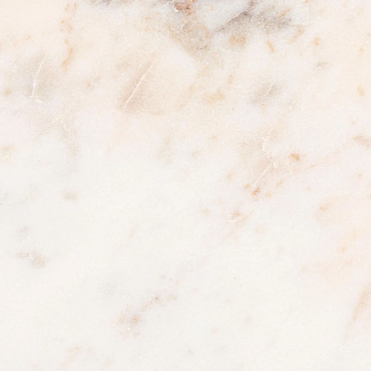 Creative Co-op, White Large Round Marble Charcuterie or Cutting Board, 11"