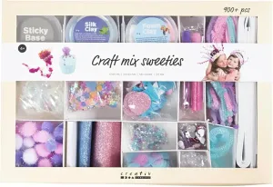 Creative Craft Set, Candy, Pastel Colours, 900 Pieces