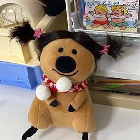 Creative Cute Wig Plush Doll Koala Bear Doll Gift